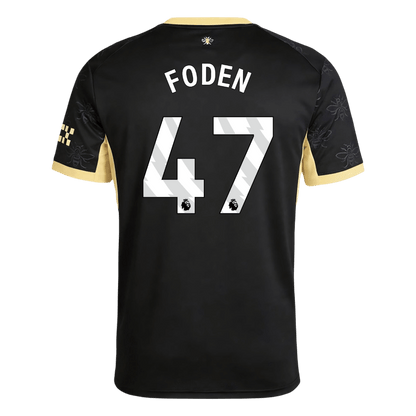 FODEN #47 Manchester City Extérieur Maillot 2026/27 Noir