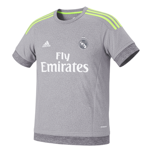 Retro Real Madrid Extérieur Maillot 2015/16 Gris