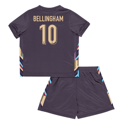 Maillot de Foot BELLINGHAM #10 Angleterre Extérieur Maillot Kit 2024 Junior
