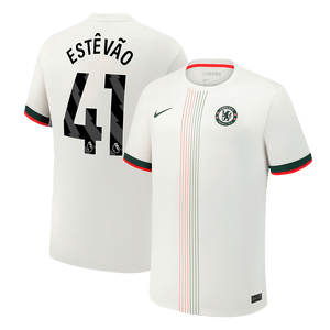 ESTÊVÃO #41 Chelsea Extérieur Maillot 2025/26 Blanc