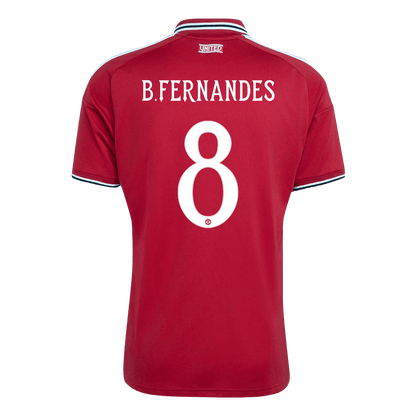 B.FERNANDES #8 Manchester United Domicile Maillot 2026/27 Rouge - UCL