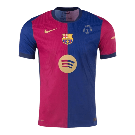 Barcelone Domicile Maillot 2024/25 Authentique - 125th Anniversaire(Spotify Logo Without Text)