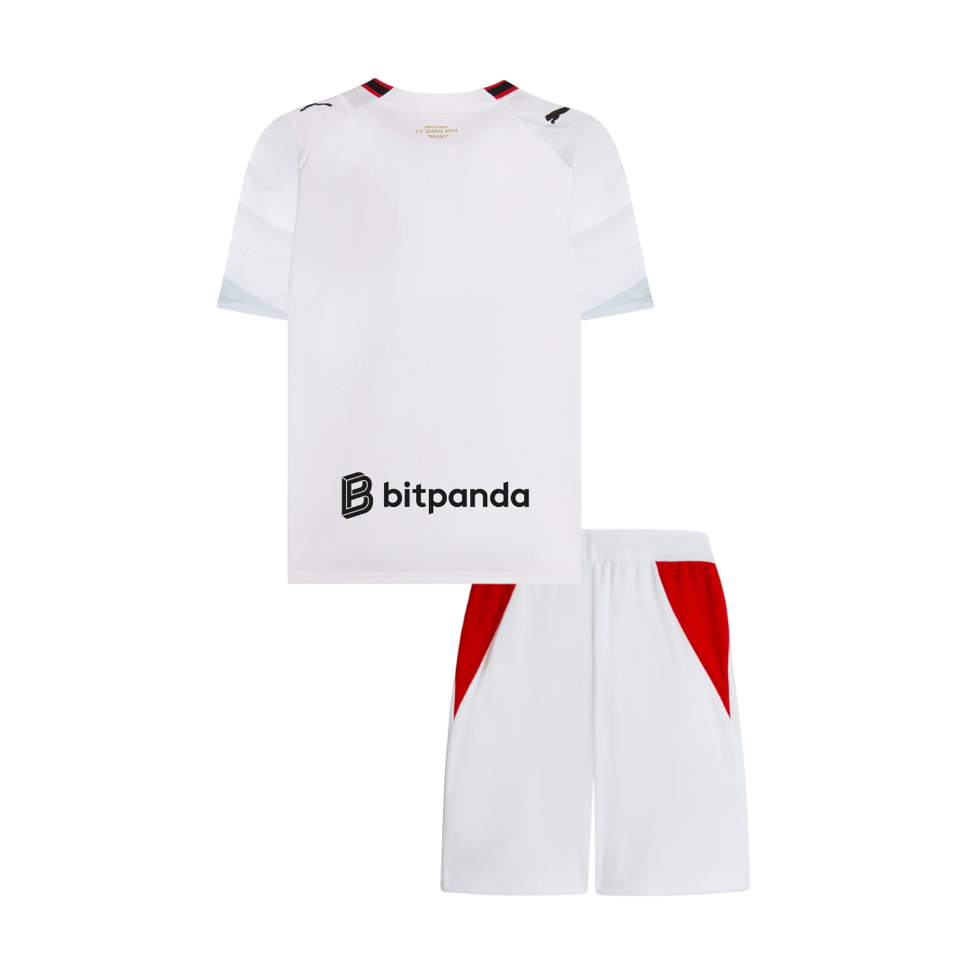 AC Milan Extérieur Maillot Kit 2026/27 Enfant Blanc