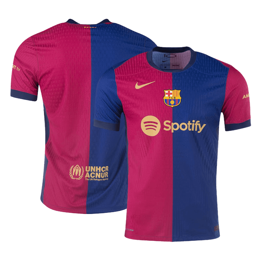 LAMINE YAMAL #19 Barcelone Domicile Maillot 2024/25 Authentique - UCL - Mon Maillot Foot Store