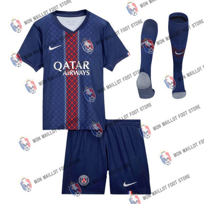 Thuis tenue 2025/26 Kind Marineblauw