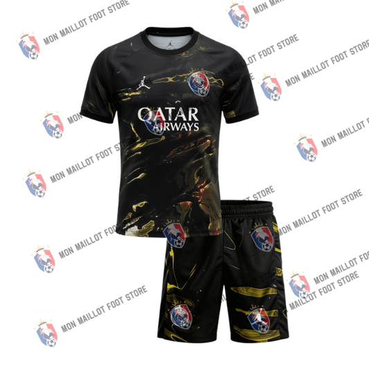 Maillot Kit 2025/26 Enfant Noir