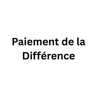 Paiement de la Différence