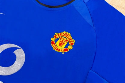 Retro Manchester United Derde Shirt 2002/03 Blauw