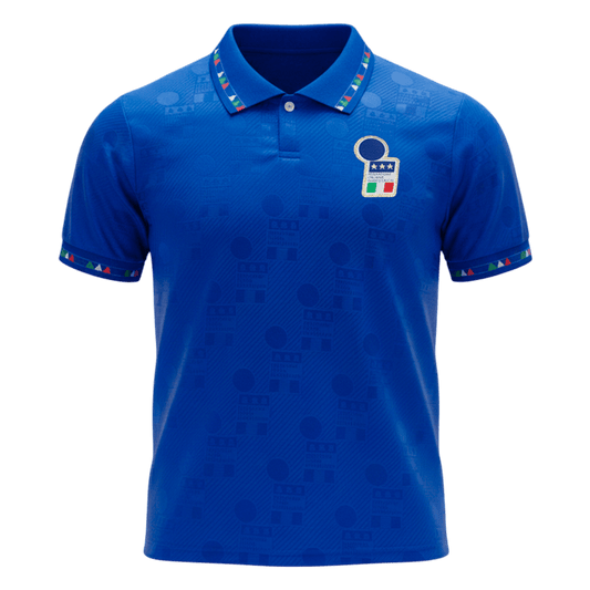 Retro Italie Domicile Maillot 1994 Bleu
