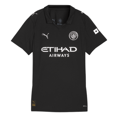 Dames Manchester City Uitshirt 2025/26 Zwart