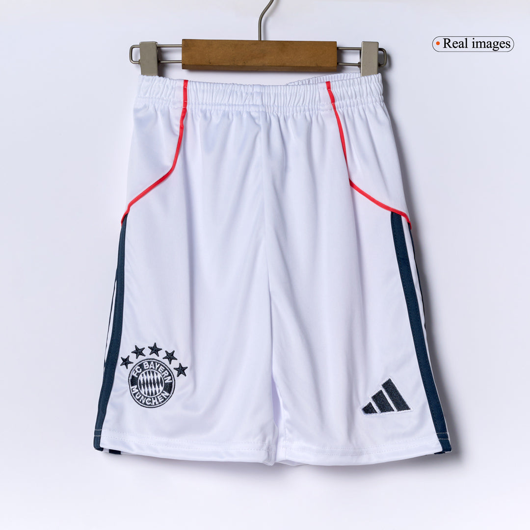 Munich Extérieur Maillot Kit 2025/26 Enfant Blanc