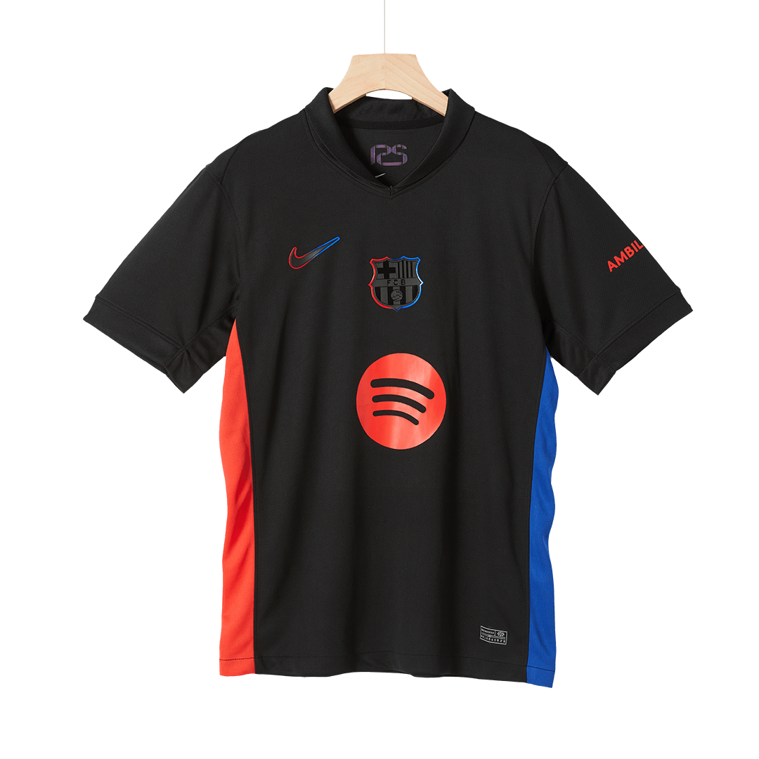 Barcelone Extérieur Maillot 2024/25 - Spotify Logo Without Text Grande Taille
