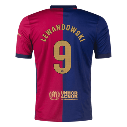 LEWANDOWSKI #9 Barcelone Domicile Maillot 2024/25 Spotify Logo Without Text - Super - Mon Maillot Foot Store