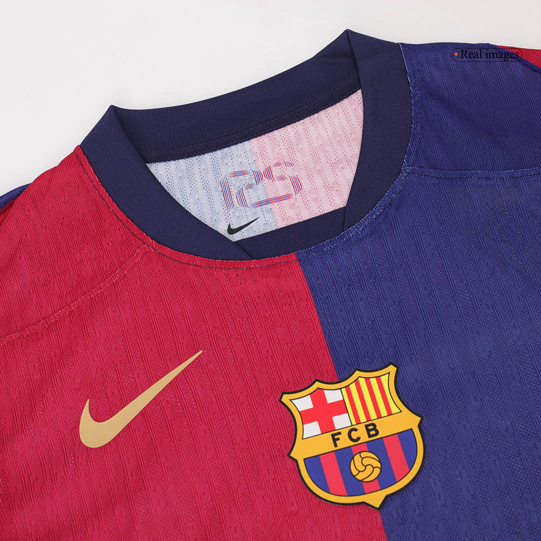 LAMINE YAMAL #19 Barcelone Domicile Maillot 2024/25 Authentique - Mon Maillot Foot Store