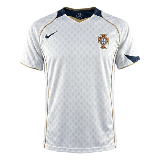 Retro Portugal Extérieur Maillot 2004 Blanc