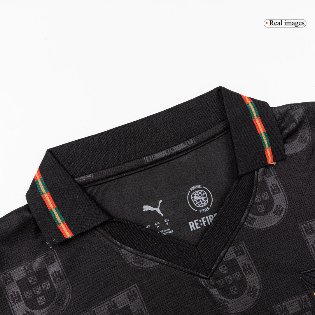 Portugal Maillot Coupe du Monde 2026 Noir Grande Taille