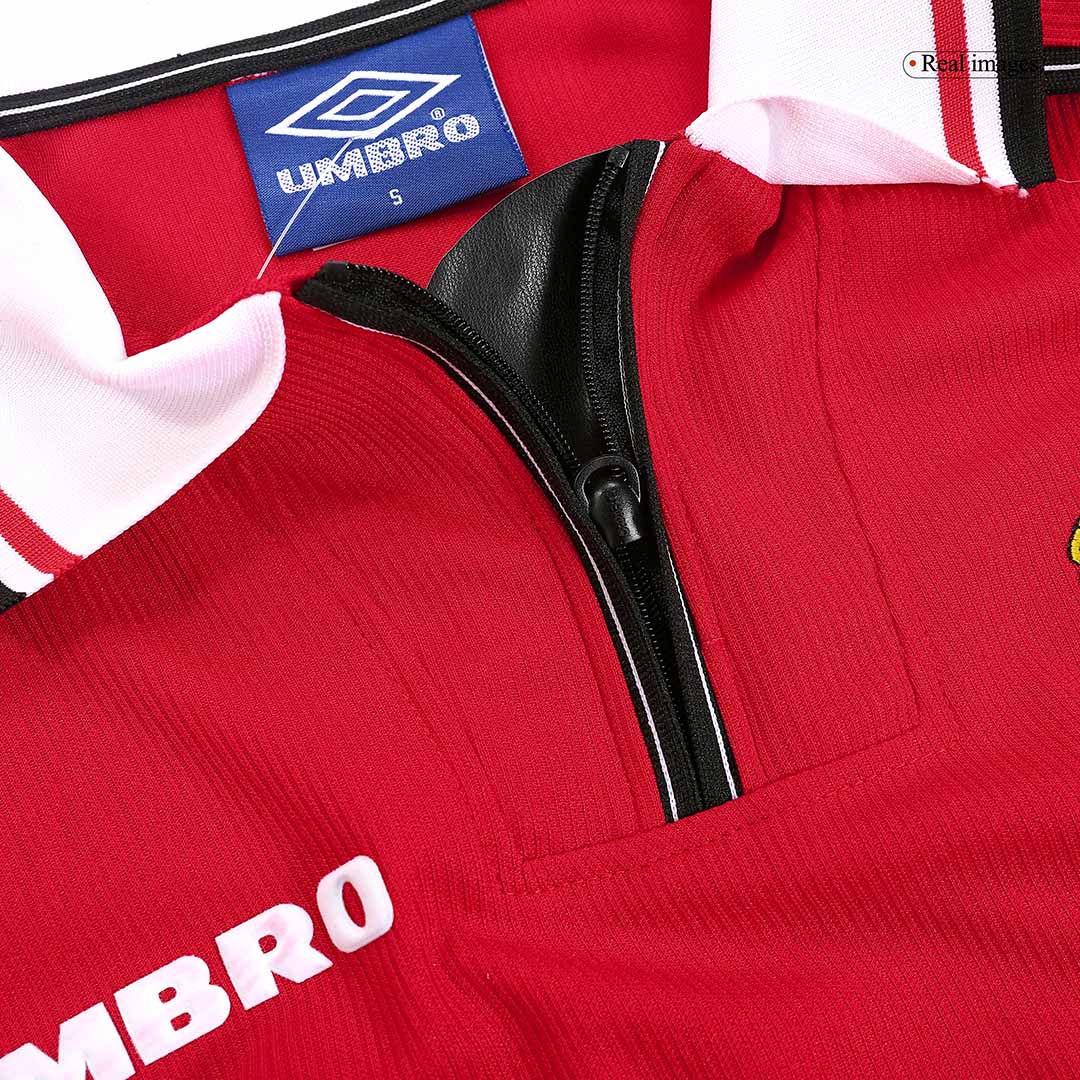 Retro Manchester United Domicile Maillot Manches Longues 1998/99