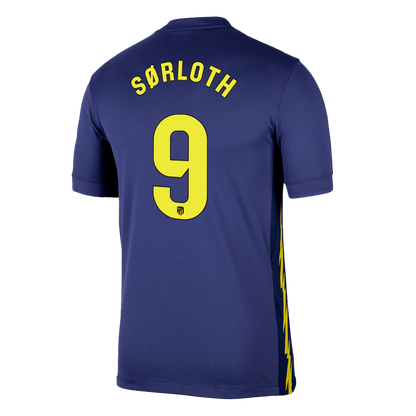 SØRLOTH #9 Atlético Uitshirt 2025/26 Marineblauw