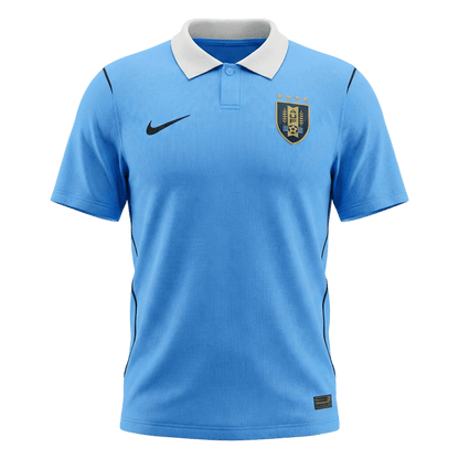 Uruguay Thuisshirt - Wereldkampioenschap 2026 Blauw Grote Maat