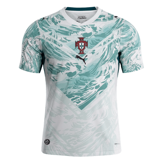 Portugal Extérieur Maillot Coupe du Monde 2026 White&Green Grande Taille