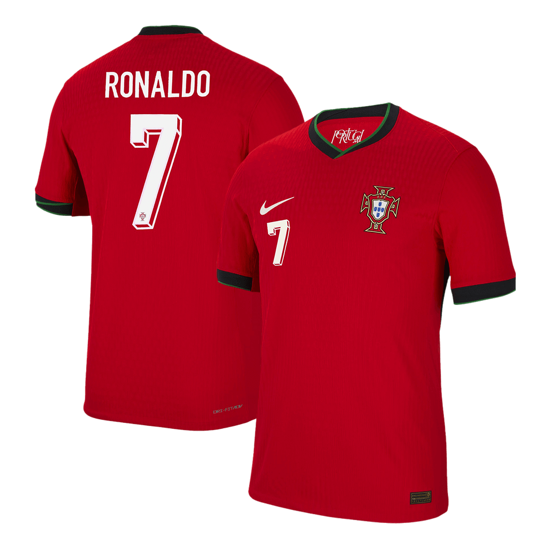 RONALDO #7 Portugal Domicile Maillot 2024 Authentique - Mon Maillot Foot Store