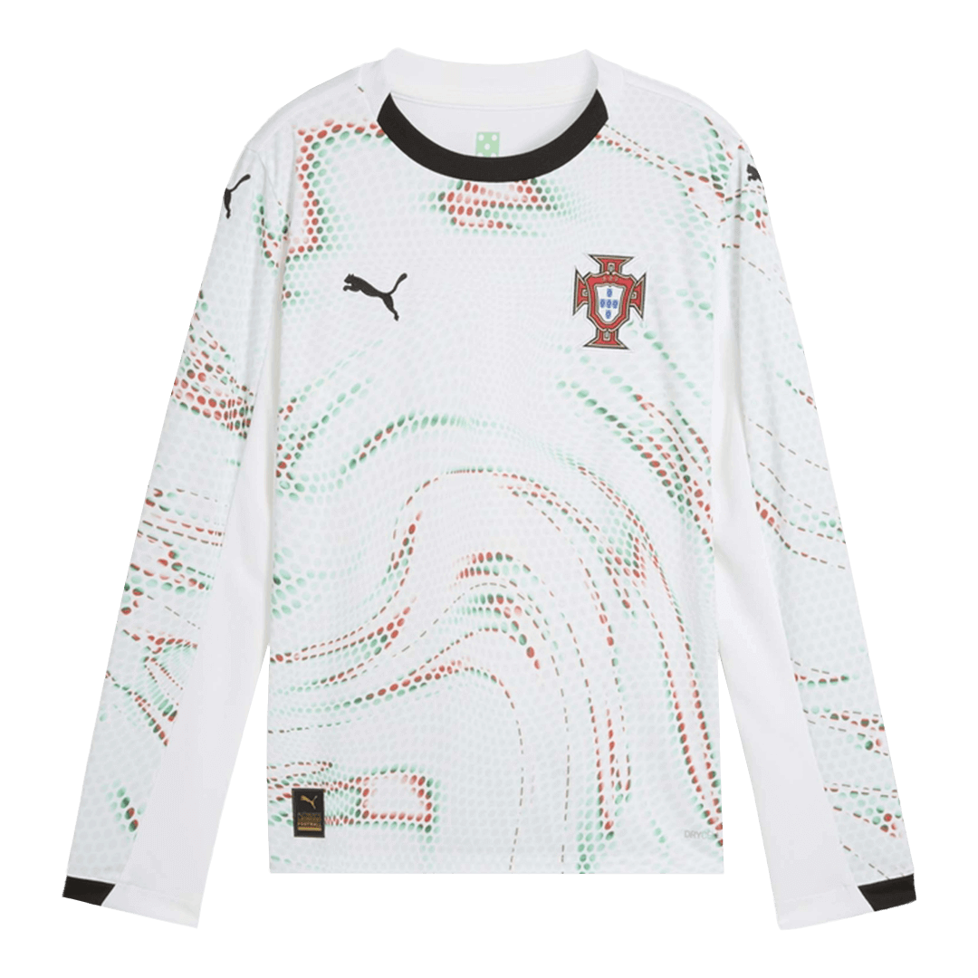 Portugal Extérieur Maillot Manches Longues 2025 Grande Taille
