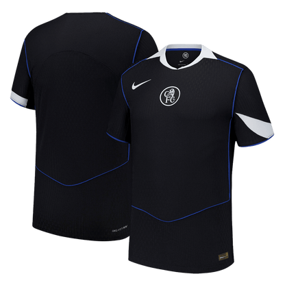 Chelsea Third Maillot 2025/26 Noir Authentique Grande Taille