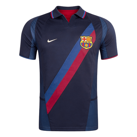 Retro FC Barcelona Derde Shirt 2002/03 Marineblauw