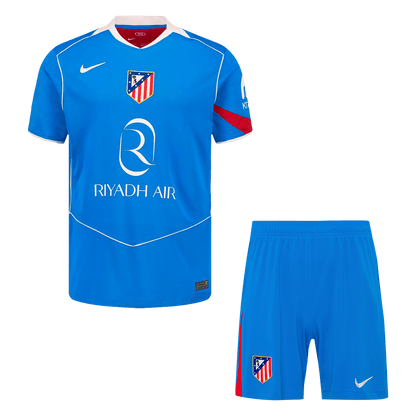 Atlético Third Maillot Kit 2025/26 Bleu