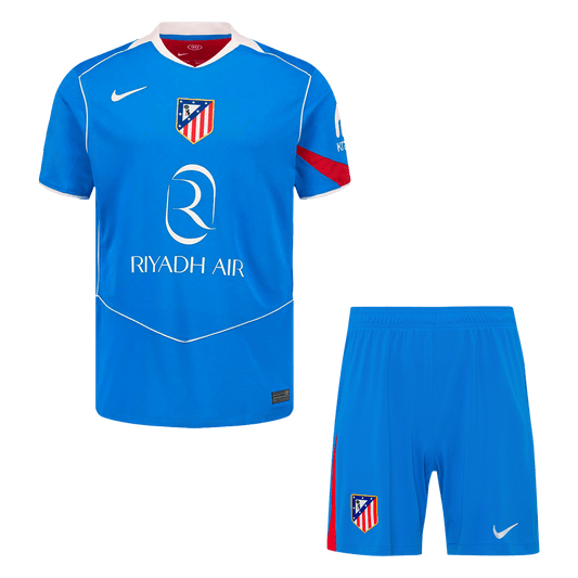 Atlético Third Maillot Kit 2025/26 Bleu