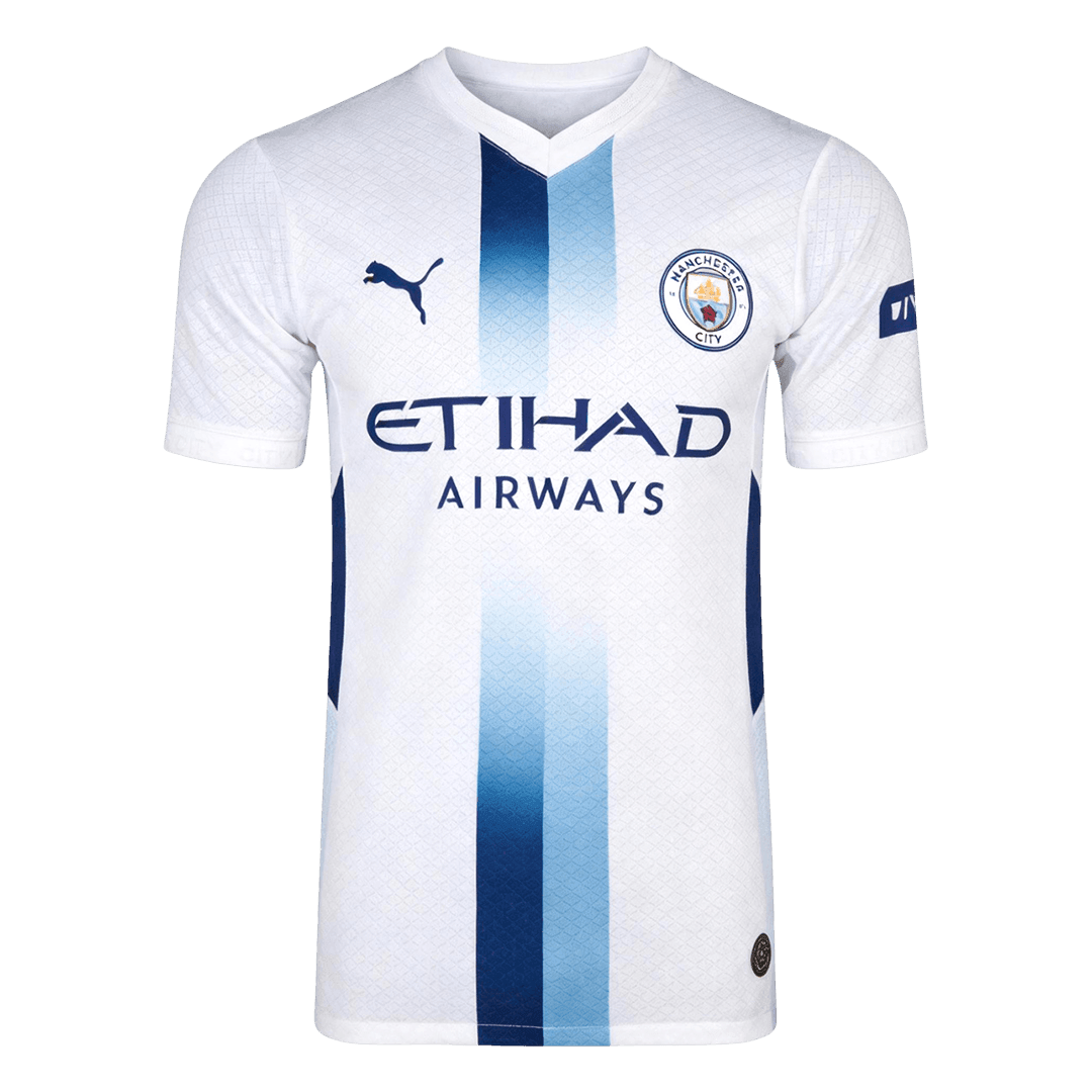 DOKU #11 Manchester City Third Maillot 2026/27 Blanc Joueur