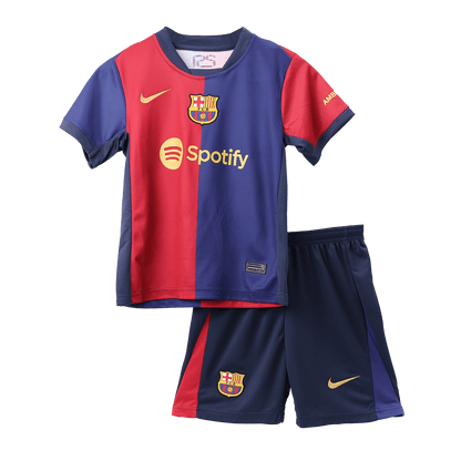 Barcelone Domicile Maillot Kit 2024/25 Enfant - Mon Maillot Foot Store