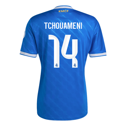 TCHOUAMENI #14 Real Madrid Third Maillot 2025/26 Bleu