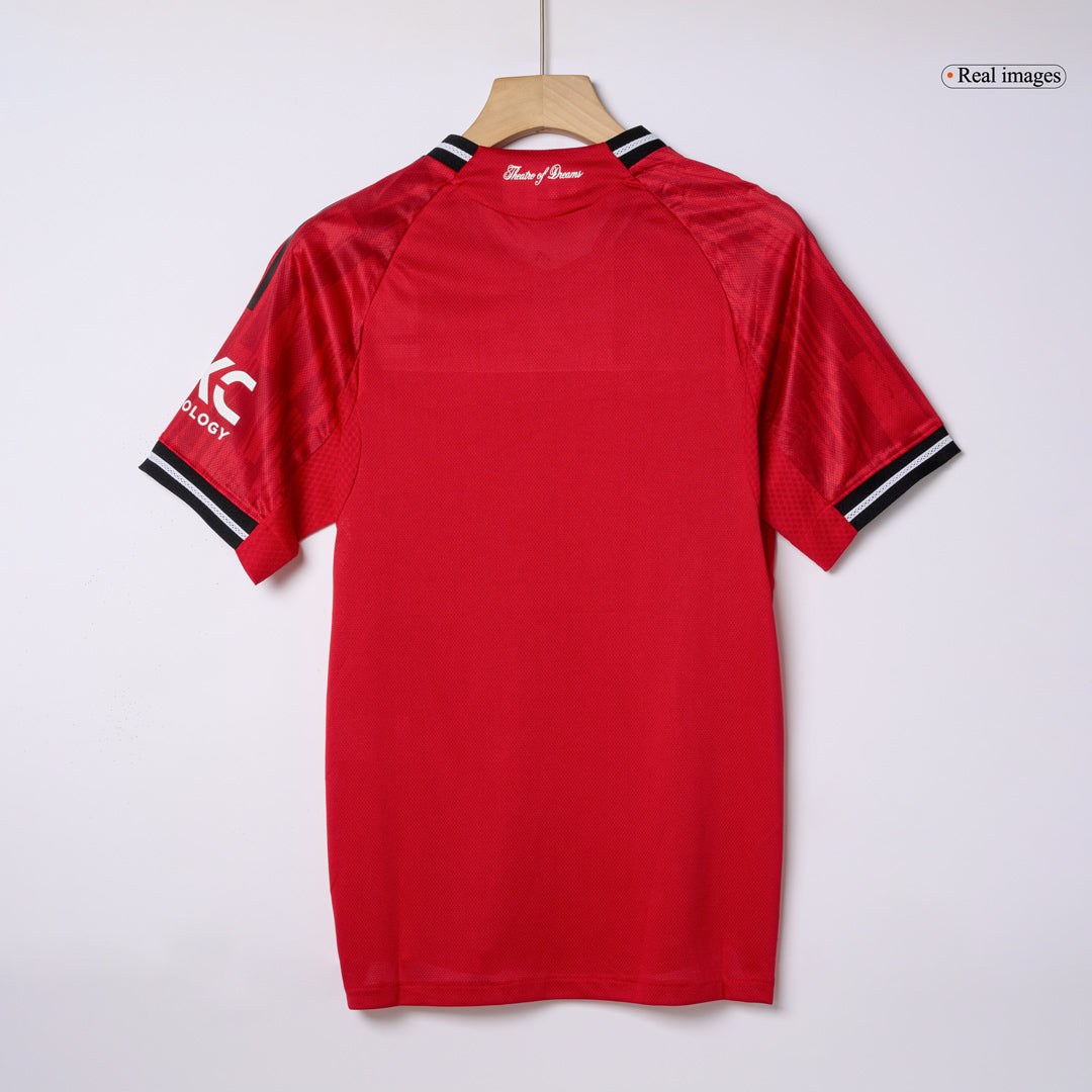 ŠEŠKO #30 Manchester United Domicile Maillot 2025/26 Rouge Authentique