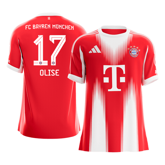 OLISE #17 Munich Domicile Maillot 2025/26 Rouge - Super