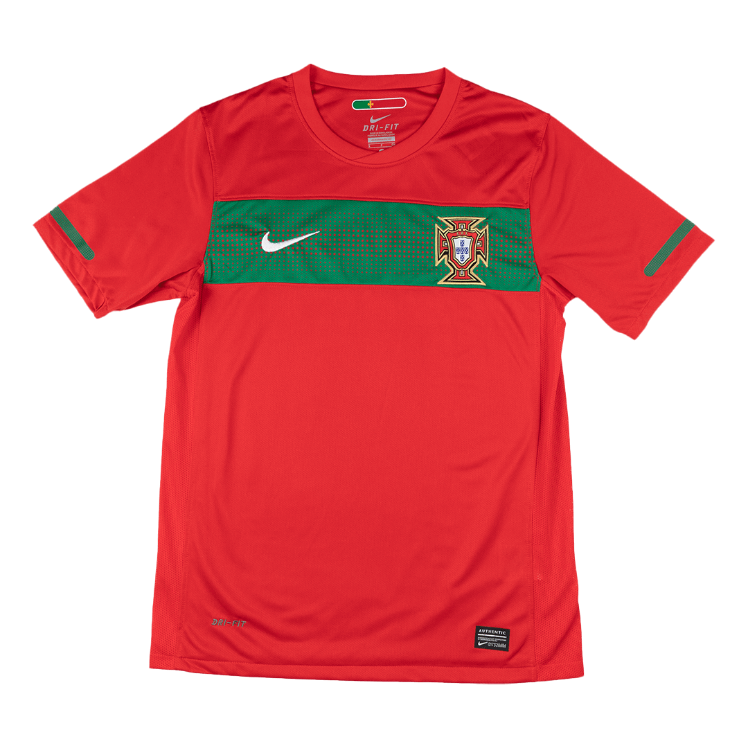 Retro Portugal Domicile Maillot 2010 Rouge