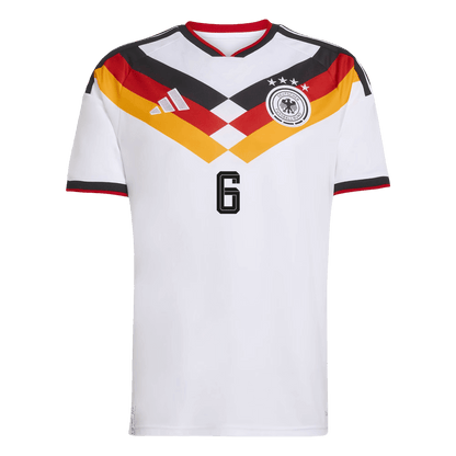 KIMMICH #6 Allemagne Domicile Maillot Coupe du Monde 2026 Blanc