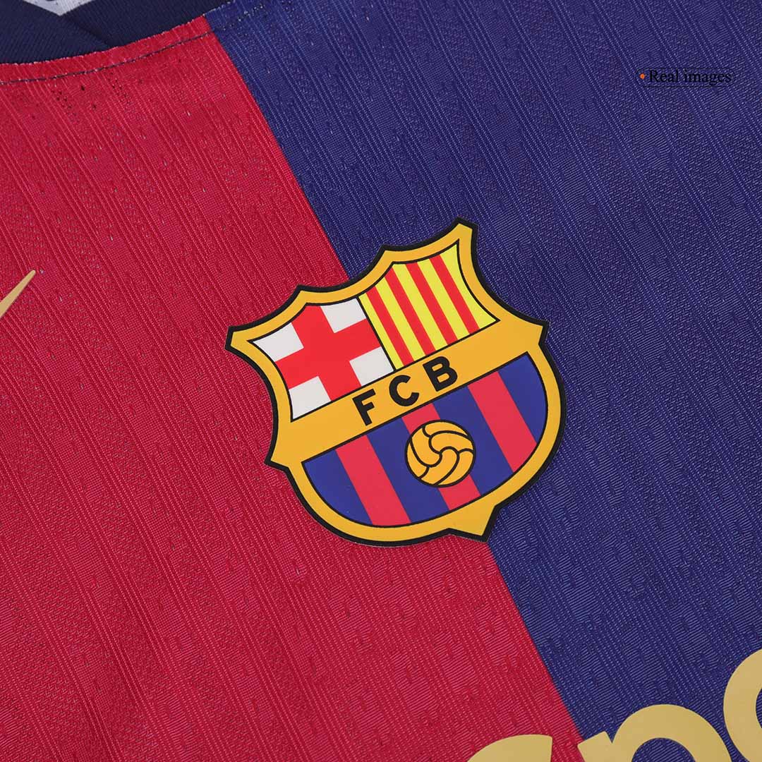 LAMINE YAMAL #19 Barcelone Domicile Maillot 2024/25 Authentique - Mon Maillot Foot Store