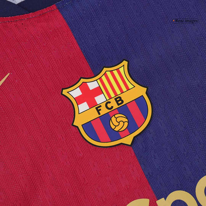 Barcelone Domicile Maillot 2024/25 Authentique Grande Taille