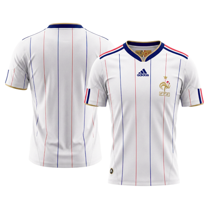 Retro France Extérieur Maillot 2010 Blanc