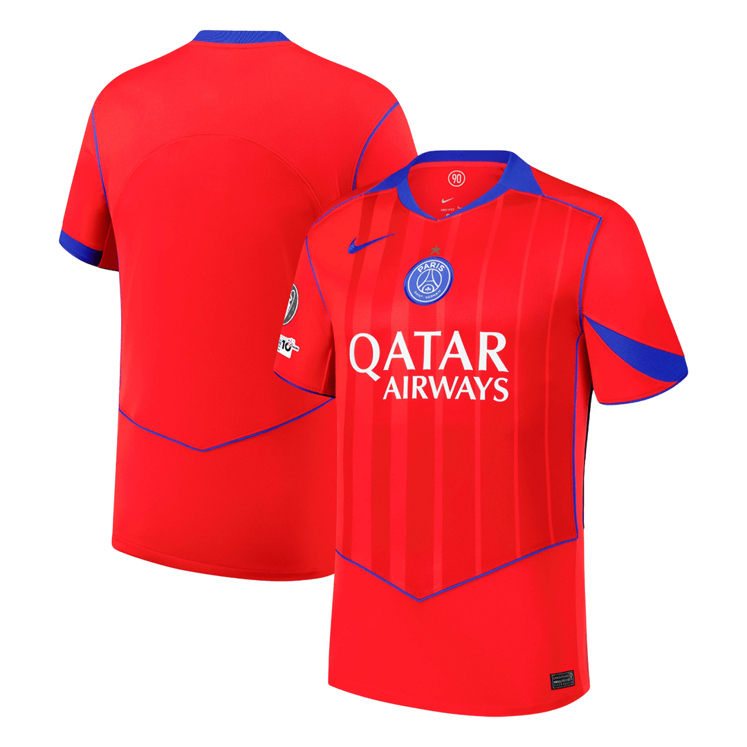 Les Paris Third Maillot 2025/26 Rouge