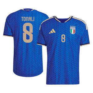 TONALI #8 Italie Domicile Maillot Coupe du Monde 2026 Bleu Joueur