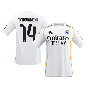 TCHOUAMENI #14 Real Madrid Domicile Maillot 2025/26 Blanc - Super