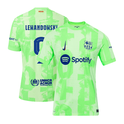 LEWANDOWSKI #9 Barcelone Third Maillot 2024/25 Authentique - UCL - Mon Maillot Foot Store