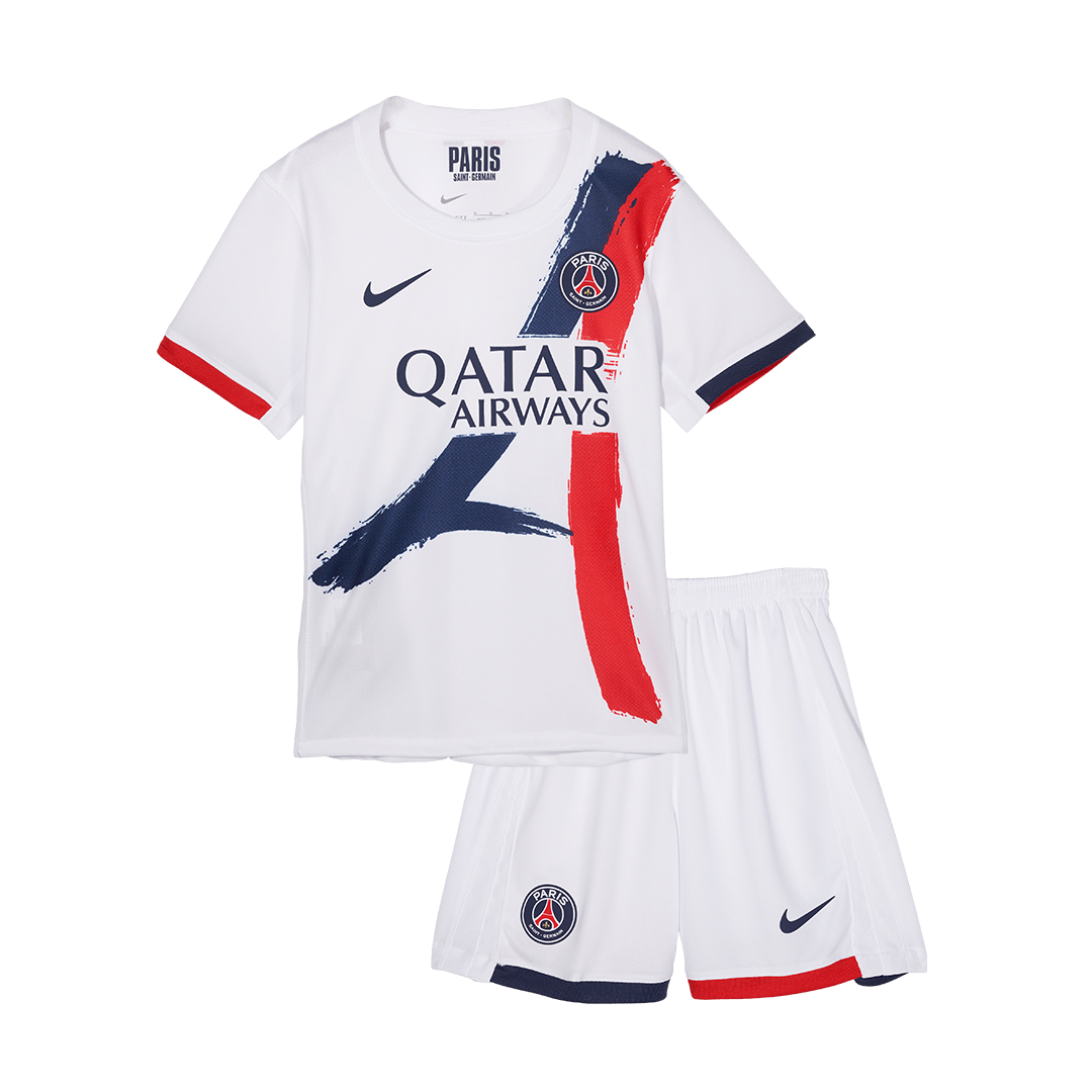 Paris Saint-Germain Extérieur Maillot Kit 2024/25 Enfant - Mon Maillot Foot Store