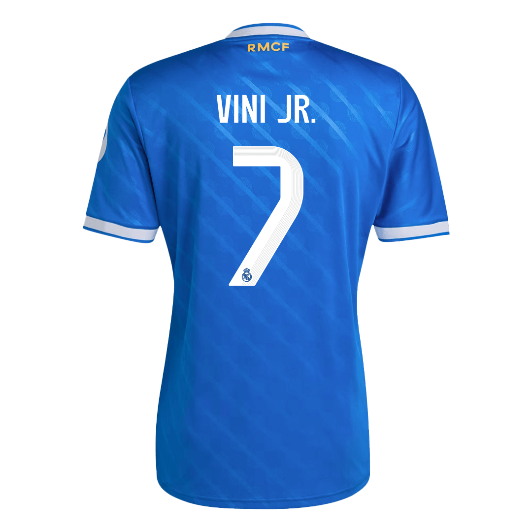 VINI JR. #7 Real Madrid Third Maillot 2025/26 Bleu