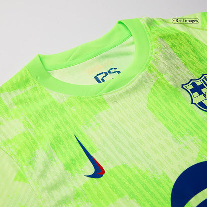 Barcelone Third Maillot 2024/25 Authentique - Spotify Logo Without Text Grande Taille
