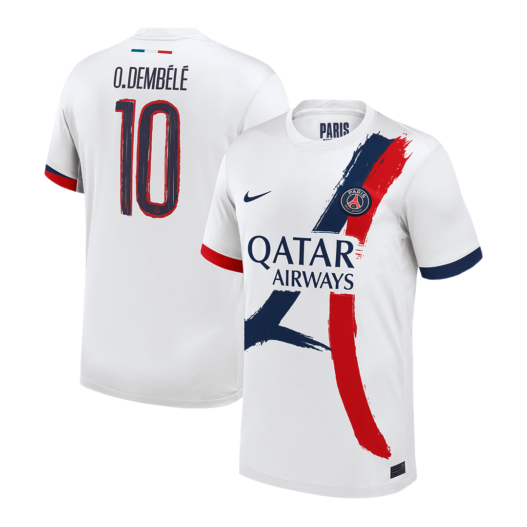 O.DEMBÉLÉ #10 Paris Saint-Germain Away Maillot 2024/25 - UCL - Super