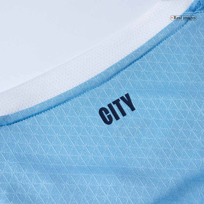 REIJNDERS #4 Manchester City Domicile Maillot 2025/26 Bleu Joueur