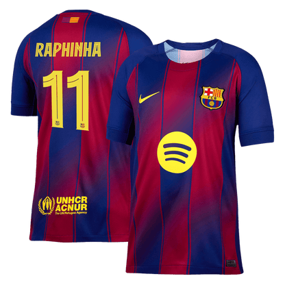 RAPHINHA #11 Barcelone Domicile Maillot 2025/26 - UCL